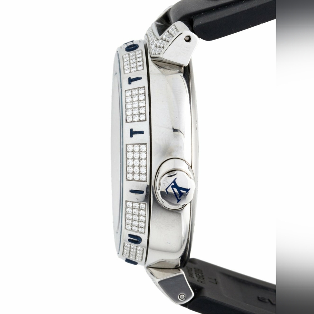 LOUIS VUITTON TAMBOUR DIVING AUTOMATIC DIAMOND BEZEL UNISEX WATCH - Picture 3 of 15